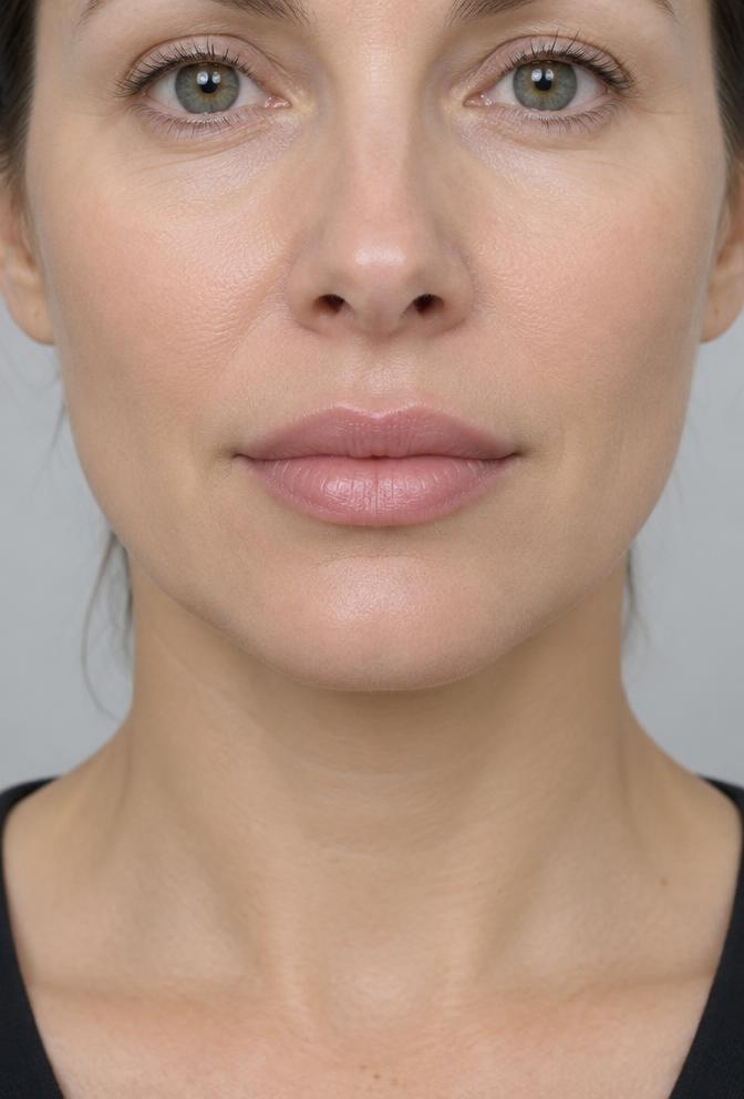 Relleno de labios · caso 2: después